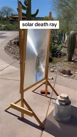 Solar Death Ray Melts Tungsten & Lava Rock