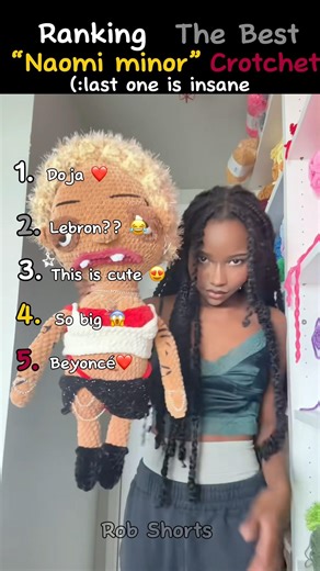 Top 5 Naomi minor crotchet #viralvideo #shortsfeed #ranking