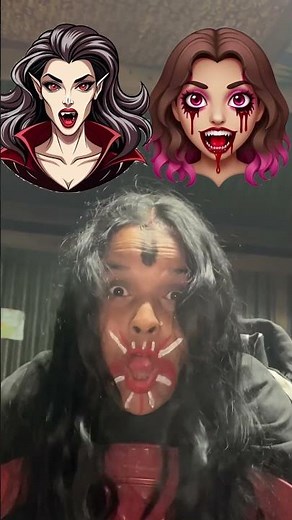 Vampire Emoji Reaction Short 😱 #vampire #emoji #reaction #shorts #viral #trending