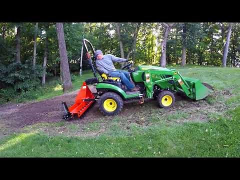John Deere 1025r- Landpride soil pulverizer SP 2060 / #84