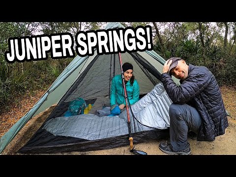 Tent Camping at Juniper Springs in Florida | Ocala National Forest