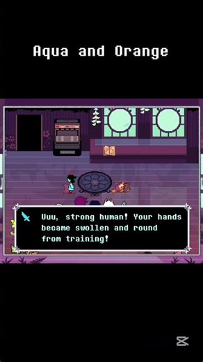Deltarune Chapter 5 (Aqua and Orange Café) #deltarune #deltarunechapter3 #deltarunechapter5