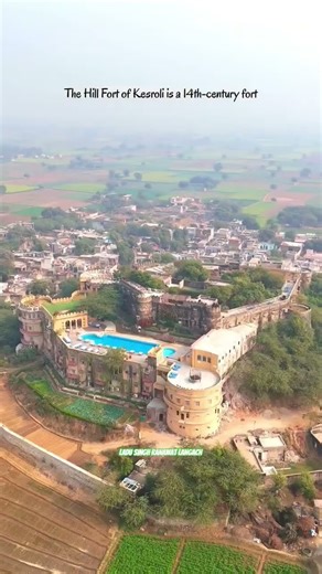 The Hill Fort of Kesroli is a 14th-century fort Neemrana #ladusinghranawatlangach