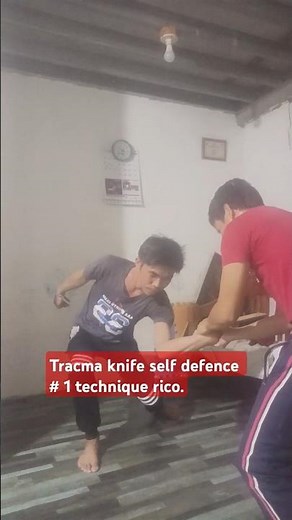 Tracma knife self defence # 1 technique rico. #selfdefenseweapons #martialarts #selfdifence