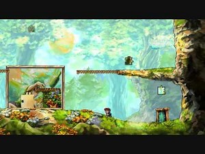 Braid Walkthrough, World 2-2 The Cloud Bridge