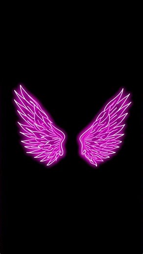 Glowing Pink Wings Drawing |Neon Art|#sketchart#neondrawing#pinkwings#digitalart#glowdrawing#drawing
