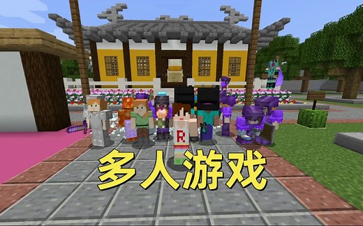 我的世界怎么玩多人游戏，服务器怎么添加？