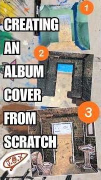 Creating an Album Cover FROM SCRATCH?? #shorts #art #albumcover #painting #artist