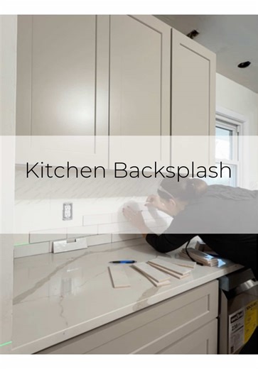Kitchen Backsplash Tiling Challenge