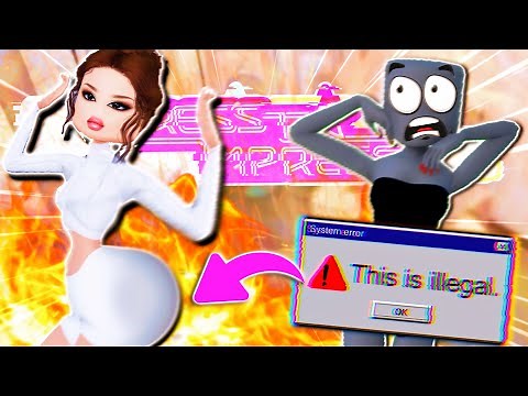 Playing The ILLEGAL VERSION Of DRESS TO IMPRESS... I am traumatized... | ROBLOX