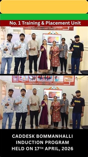 Caddesk Bommanahalli Induction Program #introduction
