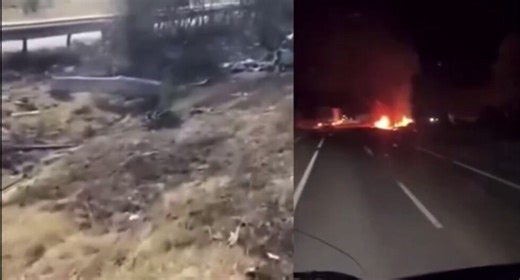 Así quedó el automóvil de Diogo Jota tras el accidente donde perdió la vida junto a su hermano André Silva.