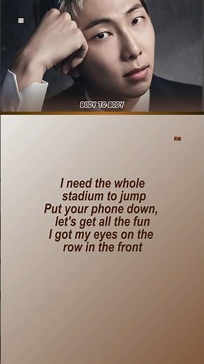 BTS - Body to Body (Lyrics)