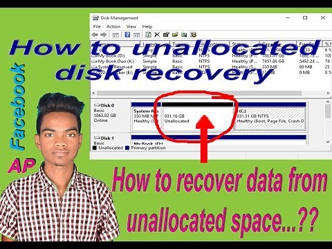 How to unallocated disk recovery | recover data from unallocated space |