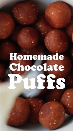 Better Than Store-Bought! Vegan Cocoa Puffs 🥣 #cereal #breakfast