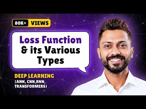 Loss Function In Neural Network & Various Types of Loss Functions