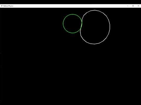 Balloon Physics 2D From Scratch - Version 2