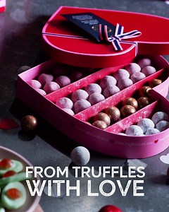 Treat yourself to our Valentine's foodie gifts! From love sausage dogs to ‘avo-lot of love to give’ sweets, share the love bars and delicious truffles, our range of cute edible gifts will make you smile – in store now. | Marks and Spencer