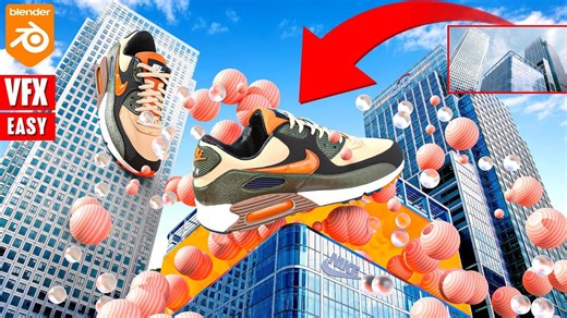 如何使用Blender制作大品牌一样的VFX广告动画（中英文字幕）