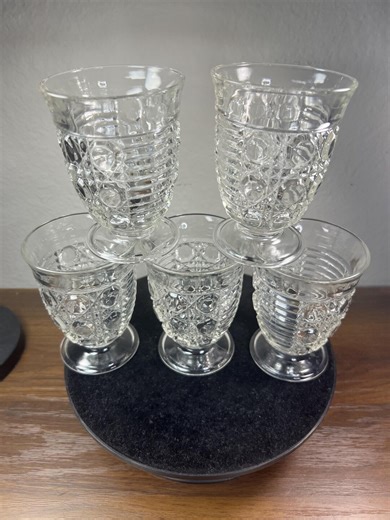 Vintage Federal Glass Company Juice Glasses Set of 5 - Etsy