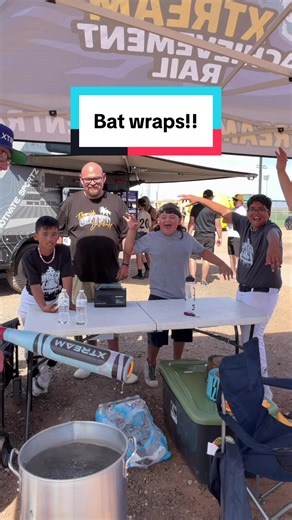 And that’s how you do a bat wrap! #xtreamwraps #baseball #batwraps #baseballcoach #YouthSportsWin