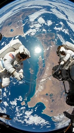 Step into the extraordinary: experience a spacewalk beyond imagination! Exploring the cosmos with a touch of AI creativity. #SpaceImagination #Spacewalk #ISS #SciFi #aiart | Astrovibe