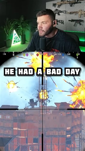 He had a BAD DAY
