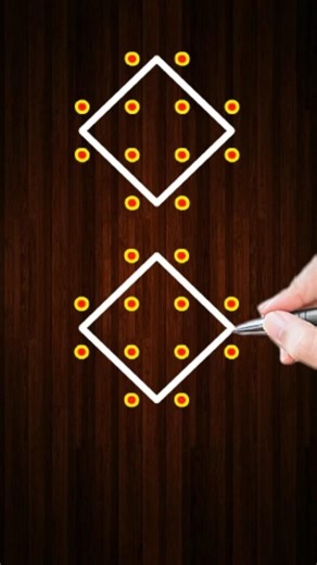 Padi kolam with 4 dots, 4 pulli kolam #kolamdesigns #muggulu #rangoli #kolam #dailykolam #Easykolam