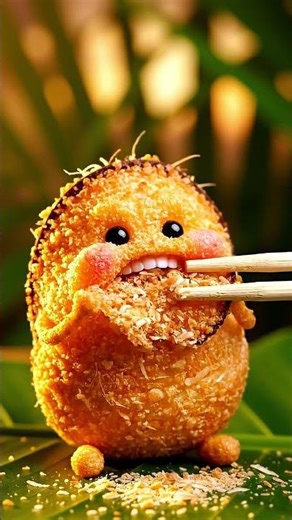 Crispy Coconut Champ – The Ultimate Crunch Test 🥥🔥 | Cute Nibble Creatures