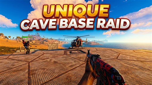 Above ground cave base raid unique building strategy and loot