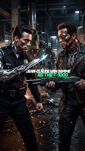 Jean-Claude van Damme as the T-1000 (Terminator 2) Full video with more scenes got blocked on YouTube, It’s only available to viewers in the US. So I uploaded the complete version to Patreon. There’s no paywall, everyone can watch it for free. Link in bio or go to Patreon.com/Nightdriver1988 #jeanclaudevandamme #arnoldschwarzenegger #terminator2 #t1000 #vandamme | Nightdriver