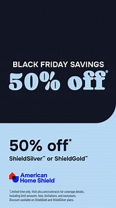 63 reactions | 50% off select plans? Oh, yeah! Black Friday deals are here. Don’t miss your chance to save! | American Home Shield | Facebook