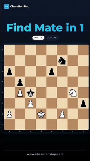 Mate in 1 #004 | Chess Puzzle