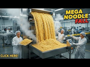 How Noodles are Made (Full Factory Process)