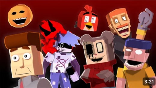 Lyrical Mayhem v2 全部动画 | Lyric FNF Song Mega Mix