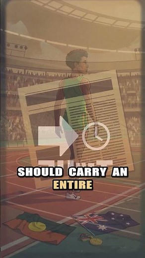 The weight of a nation on her shoulders 😰 #cathyfreeman #sports