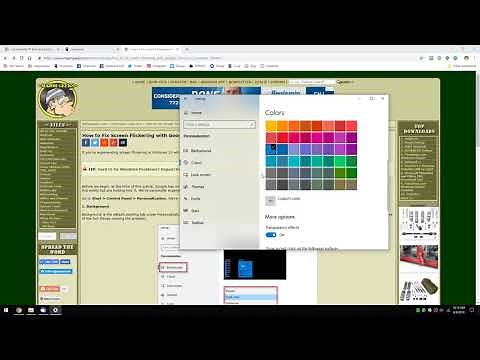 How to Fix Screen Flickering with Google Chrome in Windows 10
