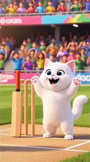 Little Cats Meow Meow | Cute Cat Song for Kids | Animal Sounds Nursery Rhyme