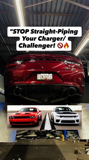 Conroy Davis | Dodge Charger & Challenger owners—you’ve been doing exhaust mods wrong. Straight pipes are fun… until you’re a cop magnet 👮‍♂️, dealing... | Instagram