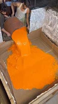 From Chemicals to FoamThe Fascinating Orange Foam Manufacturing Process!