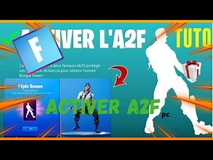 Comment activer l'A2F fortnite epic game (tuto) pc ou mobile