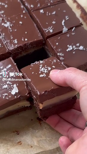 Decadent Vegan Salted Caramel Brownies Recipe