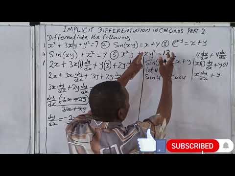 Implicit Differentiation in calculus PART 2