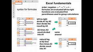 Excel Syntax