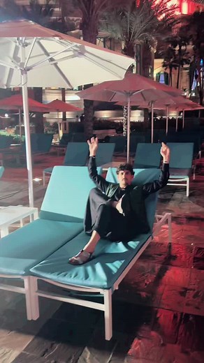 Relaxing Poolside Retreat: A Night by the Water