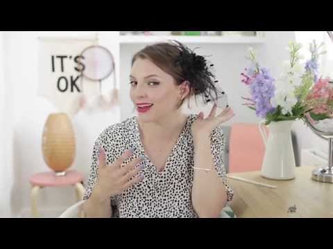 How to wear a fascinator for wedding season, by Essie Button | Advertisement for ALL THINGS HAIR
