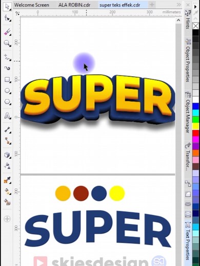 Create Stunning 3D Text Effects in CorelDRAW