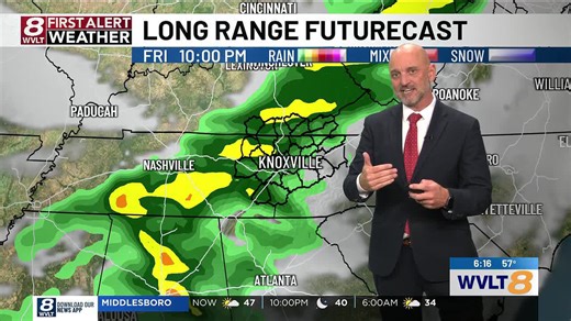 FIRST ALERT to rain/thunder Friday evening and a major cold blast Sunday night through early next week