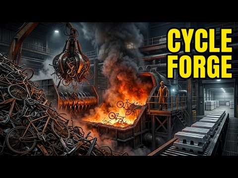 INSIDE THE MEGA FACTORY RECYCLING 1,000,000 BIKES: The Complete Process