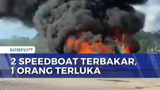 Insiden 2 Speedboat Terbakar di Maluku Utara, 1 Orang Terluka | INDO UPDATE